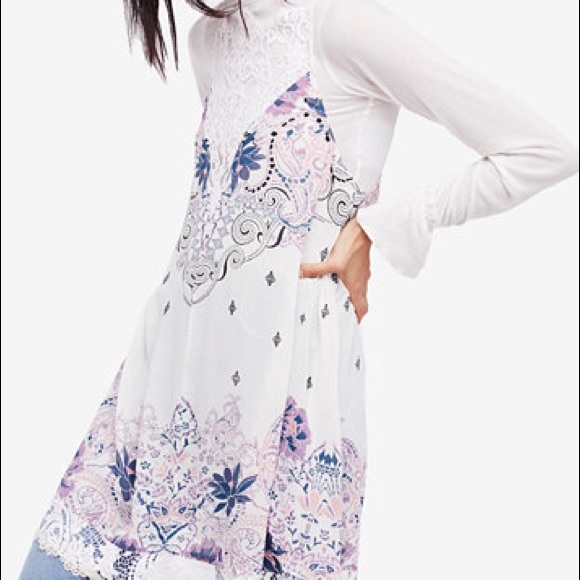 Free People Dresses & Skirts - NWT Free People Who’s Sorry Now Ivory Slip Dress